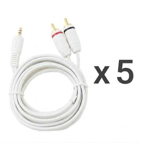 6ft 5mm rca - 3.5mm,