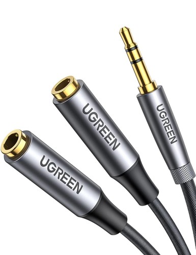 Headphone splitter 5mm - 3.5mm, aux
